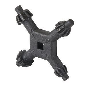 Silverline - Vierfacher Bohrfutter-Kreuzschlüssel, 10- u. 13-mm-Bohrfutter
