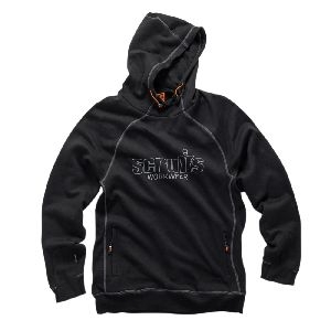 Scruffs - Kapuzenpullover „Trade“, schwarz, Größe XXL