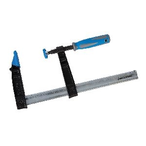 Silverline - Robuste Schraubzwinge, extra lange Backen, 300 x 120 mm