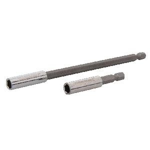 Silverline - Magnetischer Schraubendreher-Bithalter, 2-tlg. Satz, 60 u.150 mm