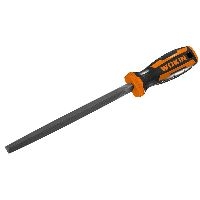 Werkstattfeile, Metall, 8", triangel