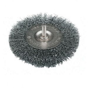 Silverline - Stahldraht-Scheibenrundbürste, gewellt, 75 mm
