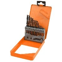 Spiralbohrer-Set, HSS , DIN 338, 13-teilig