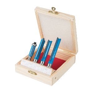 Silverline - Küchenbau-Fräser, 4-tlg. Satz 12 u. 8 mm