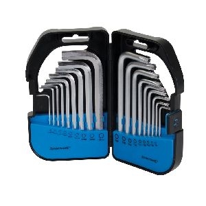 Silverline - Sechskant- und Trx-Schlüssel, 18-tlg. Satz, 1,5-10 mm / T10-T50