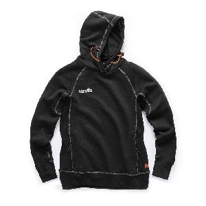 Scruffs - Damen Kapuzenpulli „Trade“, schwarz, Größe 42