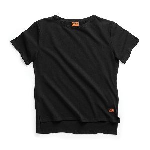 Scruffs - Damen T-Shirt „Trade”, schwarz, Größe 34