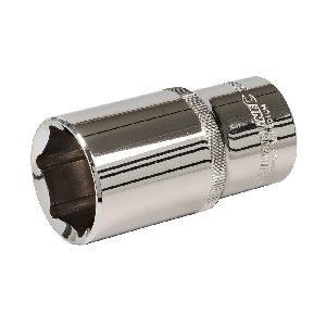Silverline - Sechskant-Steckschlüsseleinsatz, lang, metrisch, 1/2-Zoll-Antrieb, 30 mm