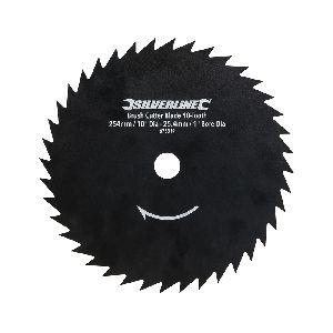 Silverline - 40-Zahn-Messer für Motorsense, 254 mm (10 Zoll); Aufnahmebohrung: Ø 25,4 mm (1 Zoll)