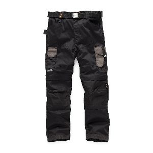Scruffs - Arbeitshose „Pro Flex“, schwarz, Größe 106 lang
