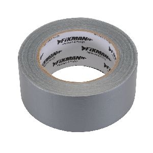 Fixman - Robustes Gewebe-Klebeband, 50 mm x 50 m, silber