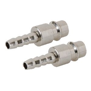 Silverline - Druckluft-Schnellverbinder mit Schlauchnippel, Doppelpckg., 8-mm-Schlauchnippel
