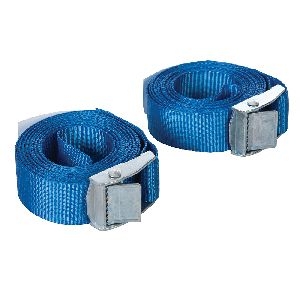 Silverline - Spanngurte mit Metall-Klemmschnallen, 2,5 m x 25 mm, Doppelpckg., 2,5 mm x 25 mm