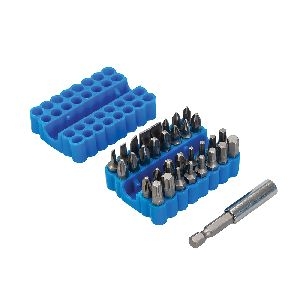 Silverline - Schraubendrehereinsätze, 33-tlg. Satz, 25 mm