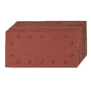 Silverline - Klettschleifscheiben, gelocht, 115 x 230 mm, 10-tlg. Satz, 2 x 60er, 3 x 80er, 120er, 2 x 240er-Körnung